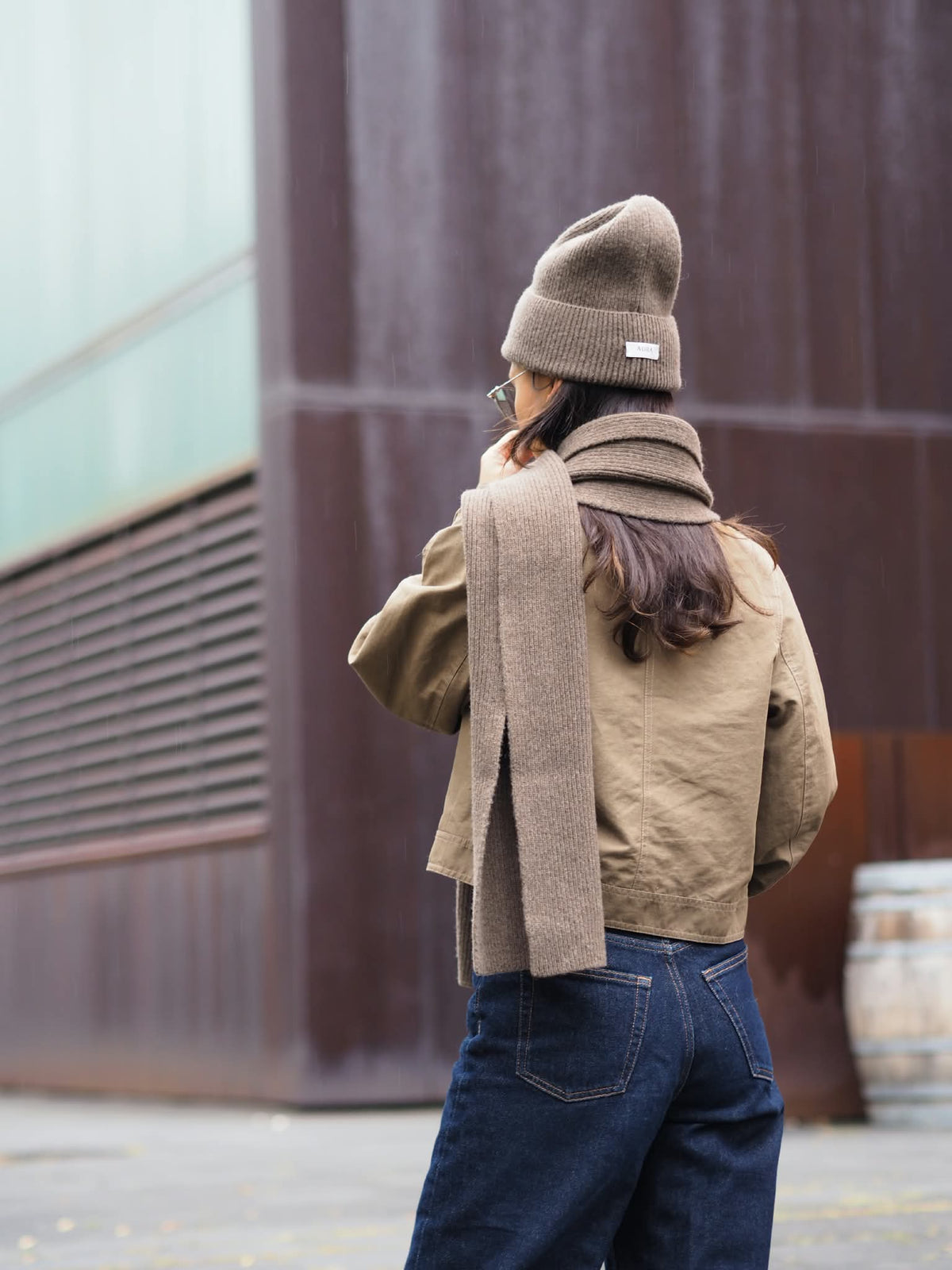 Merino Rib Scarf