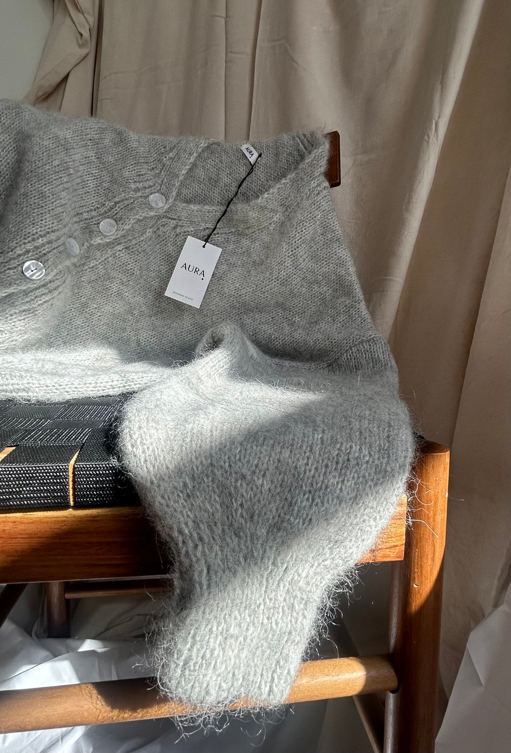 Mohair Alpaca Cardigan