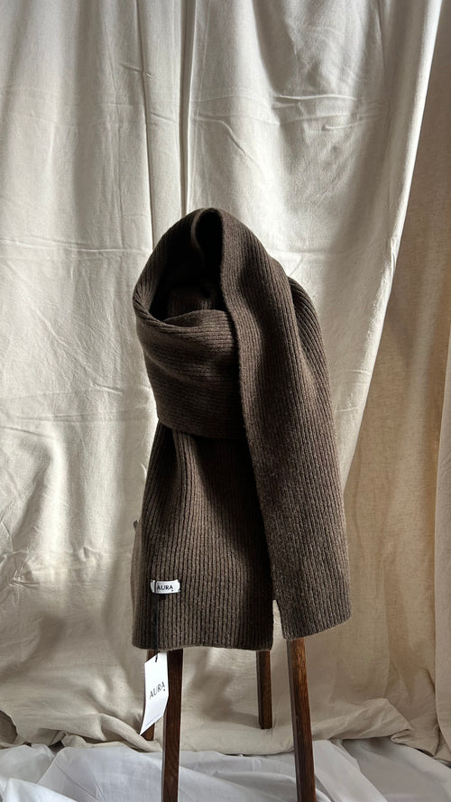Merino Rib Scarf