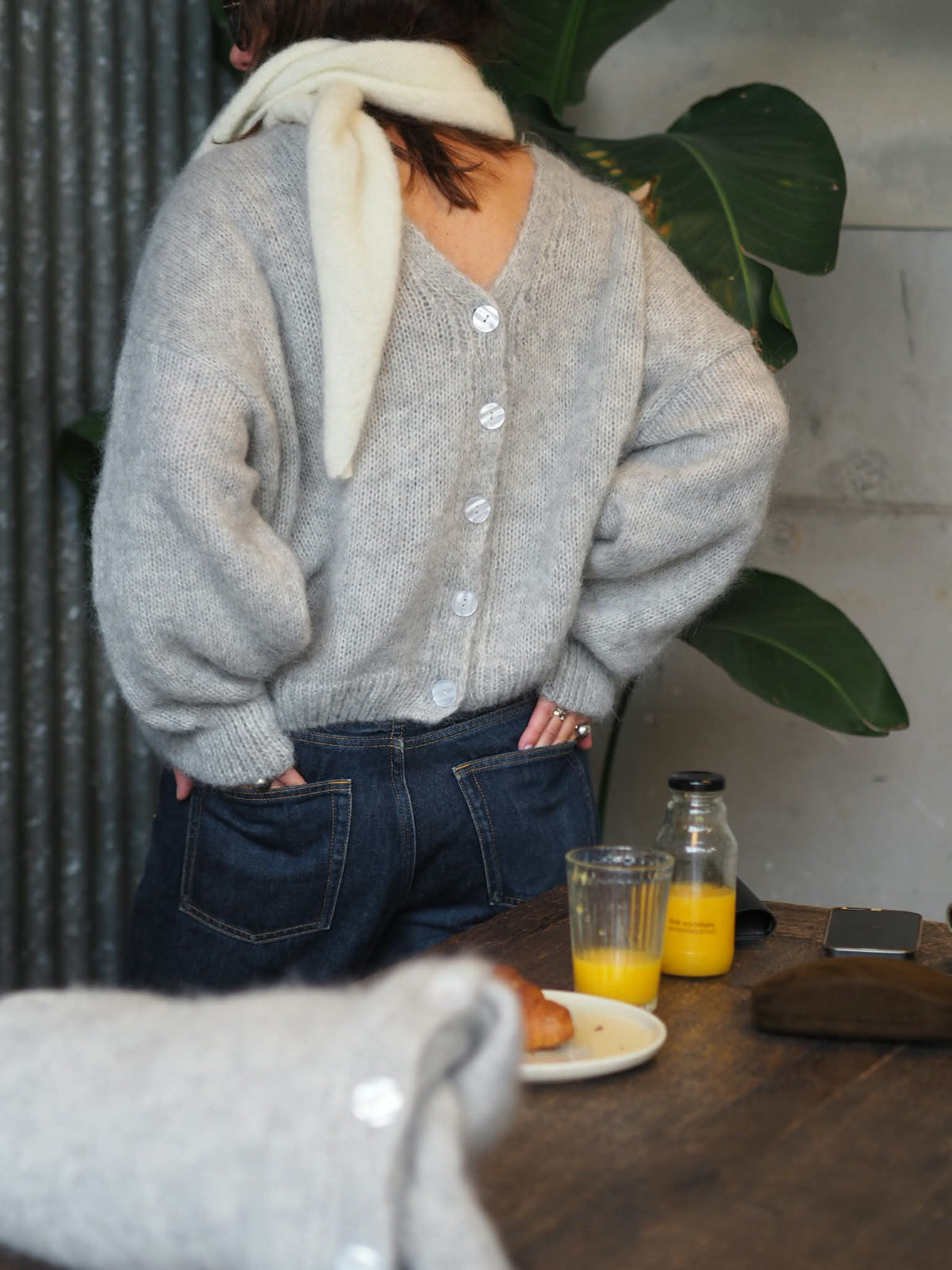 Mohair Alpaca Cardigan