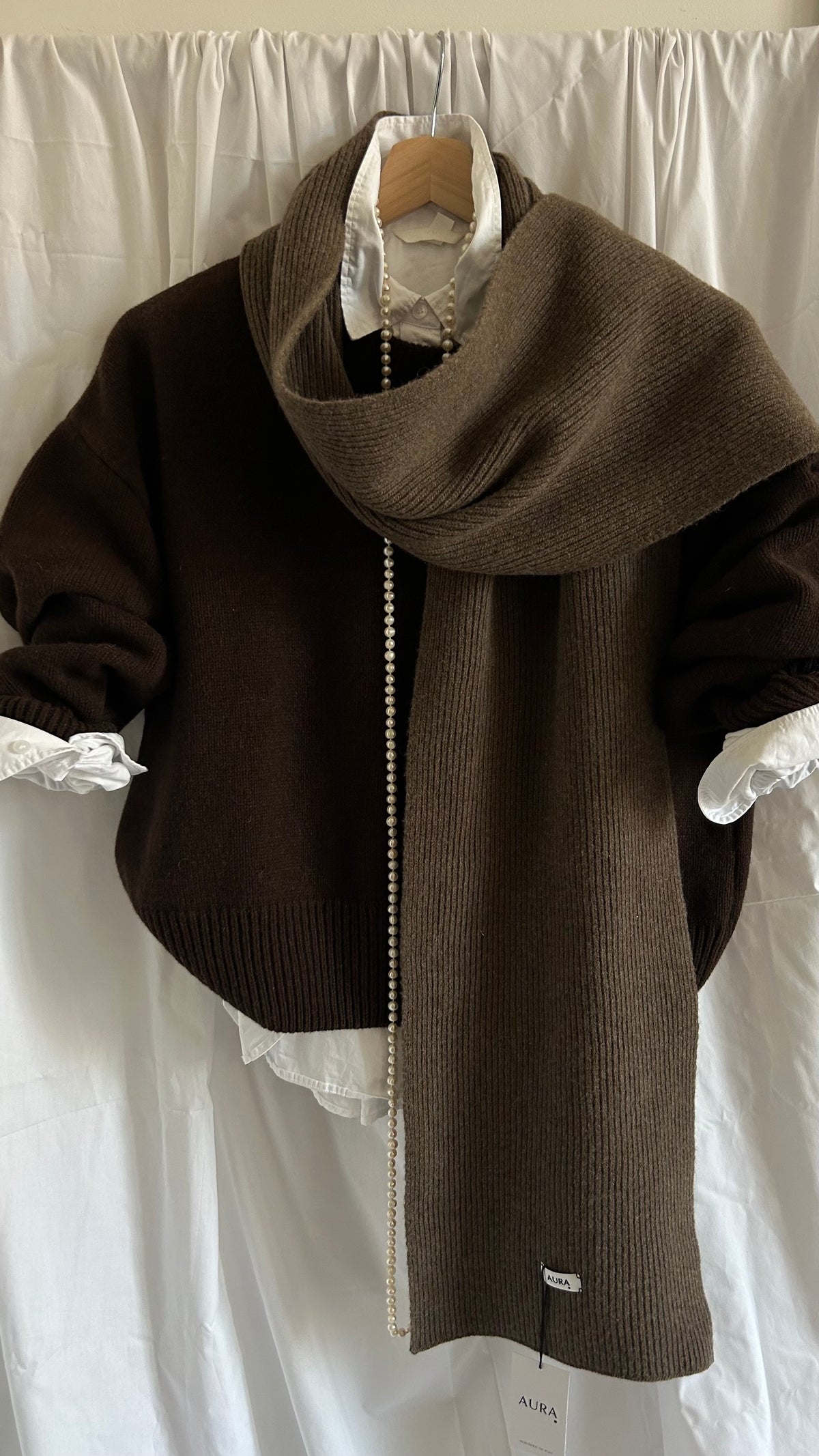 Merino Rib Scarf